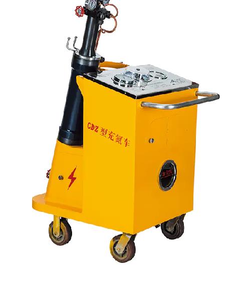 Prinsip peranti pengecasan nitrogen akumulator